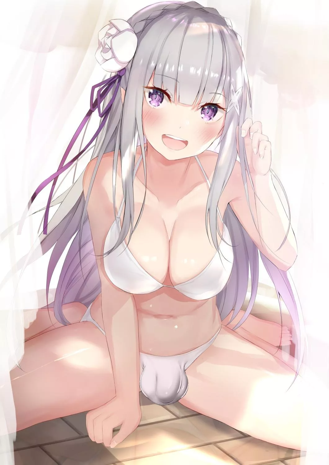 Emilia {re-zero} posted by ILoveHiyoko