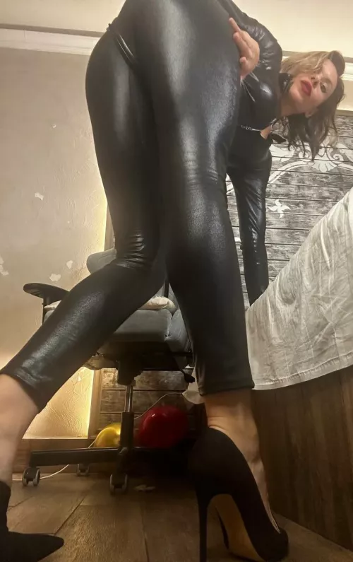 Girls in leather look beautiful. by Ok_Power56