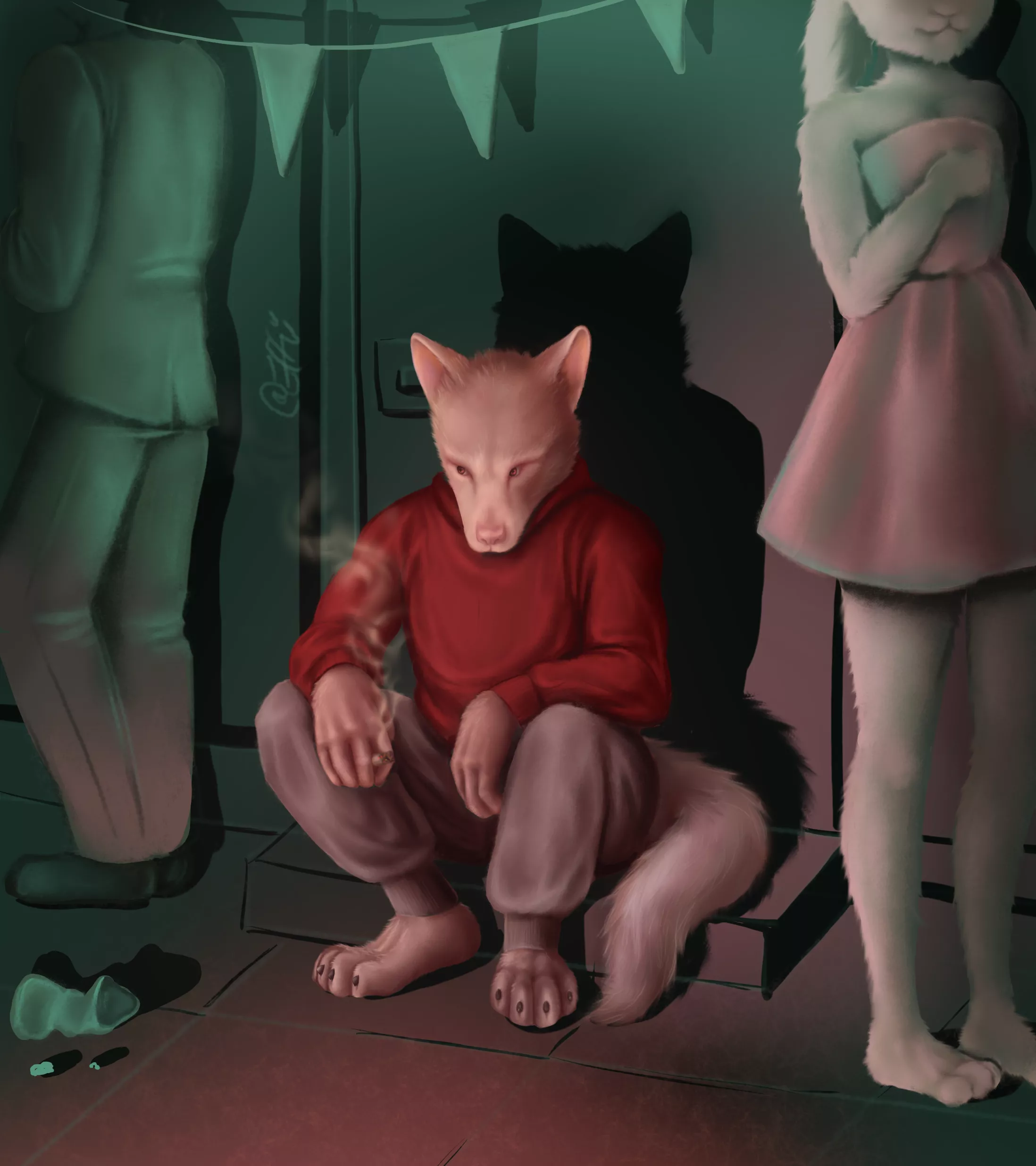 I waited you for hours (art by me) posted by EffiEvilmeow