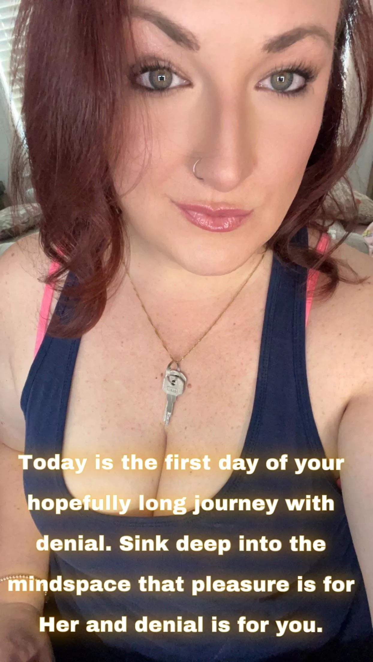 Pleasure is for Me. Denial is for you. Happy Locktober 1st 🔒 posted by Orchid-Entire