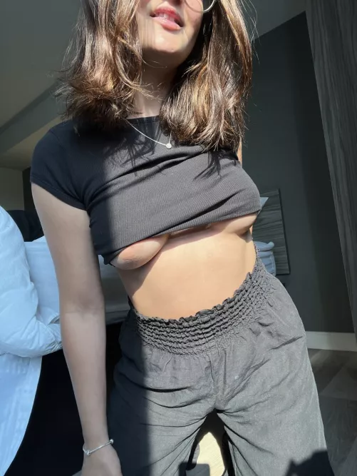 Small tits and no bra club by CutieFay