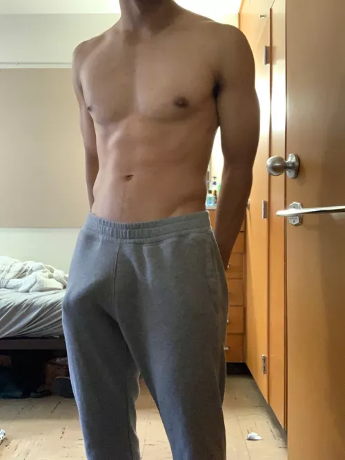 What do you think of my sweatpants? by PlentyTomato6447