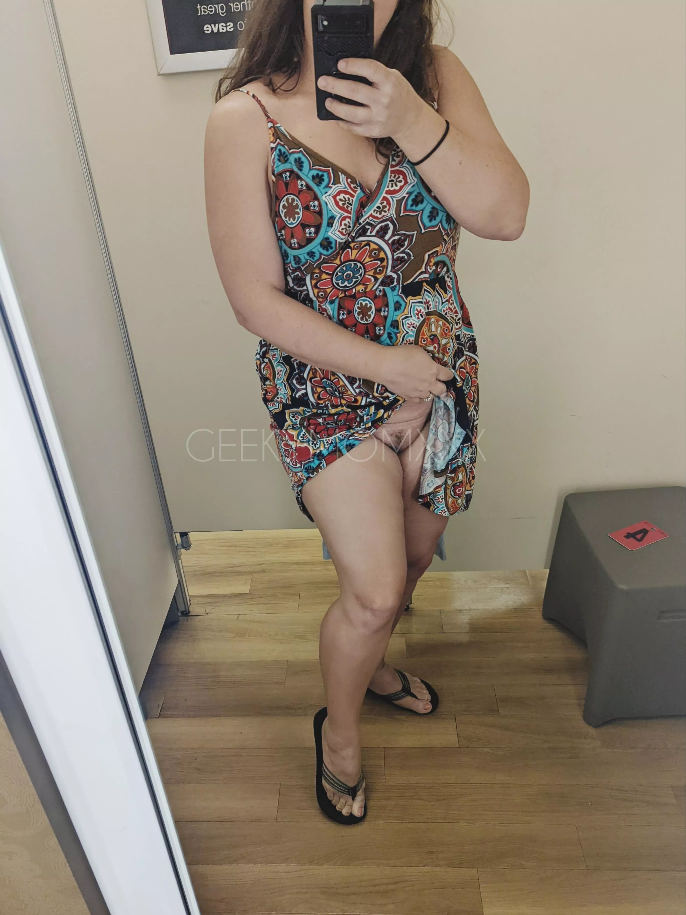 What those innocent looking moms are up to in the dressing room posted by geekymomxxx