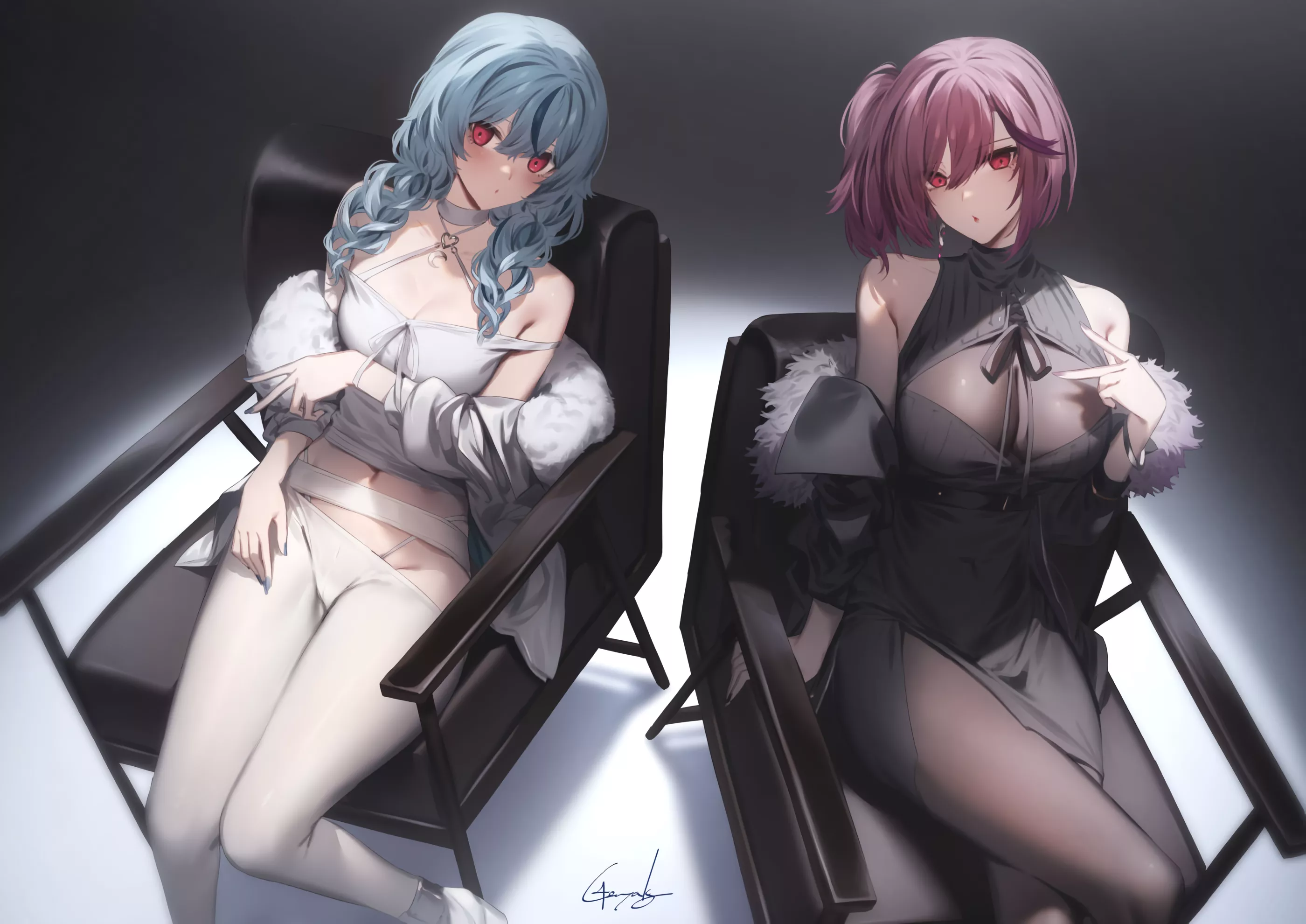 White & Black Tights posted by CheetahSperm18