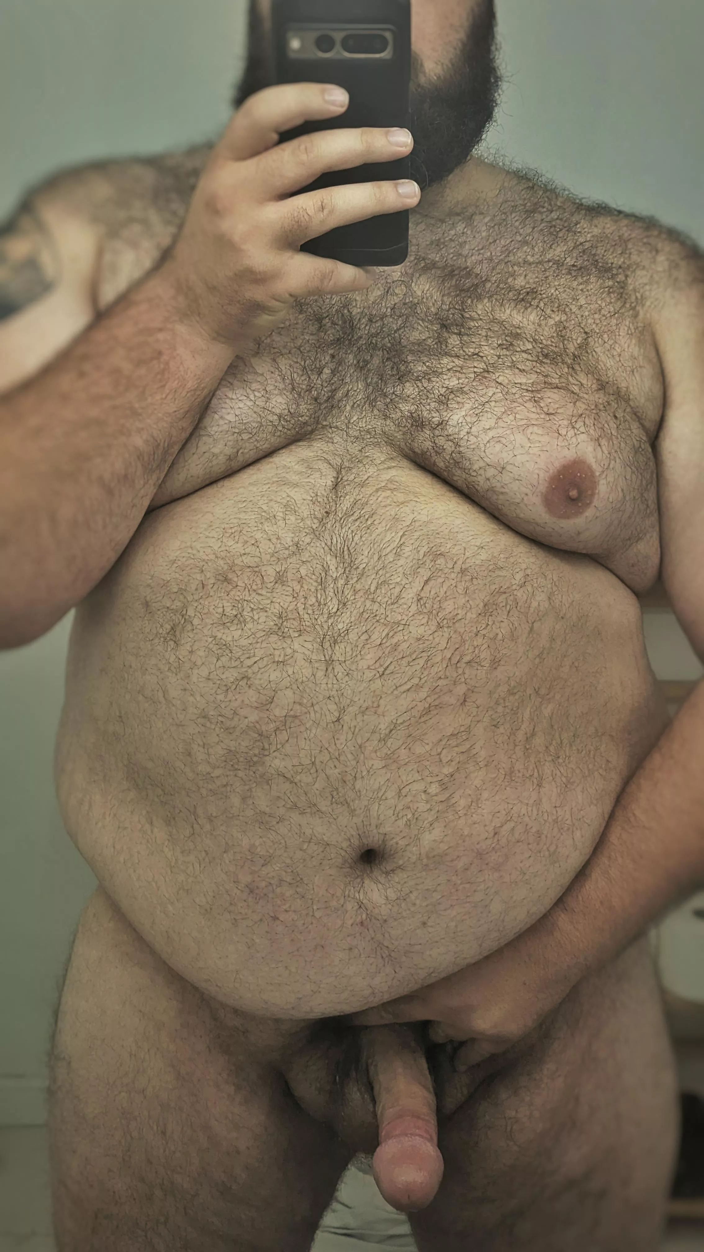 [33] (NSFW) Just dry brushed, about to shower. posted by MrDaddy69707