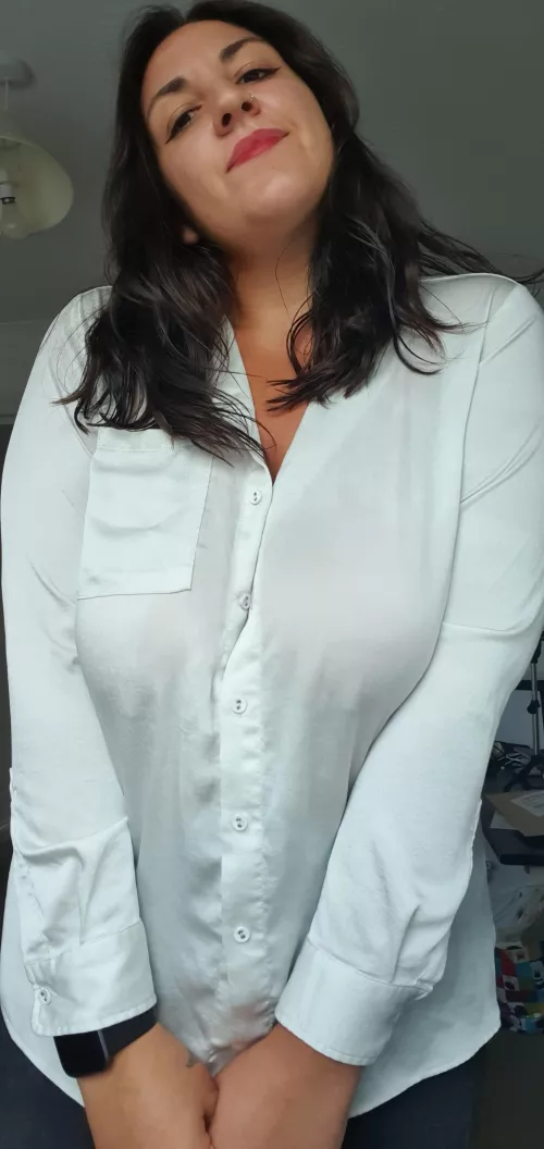 Another day, another white shirt 🙈 by Aria_deme