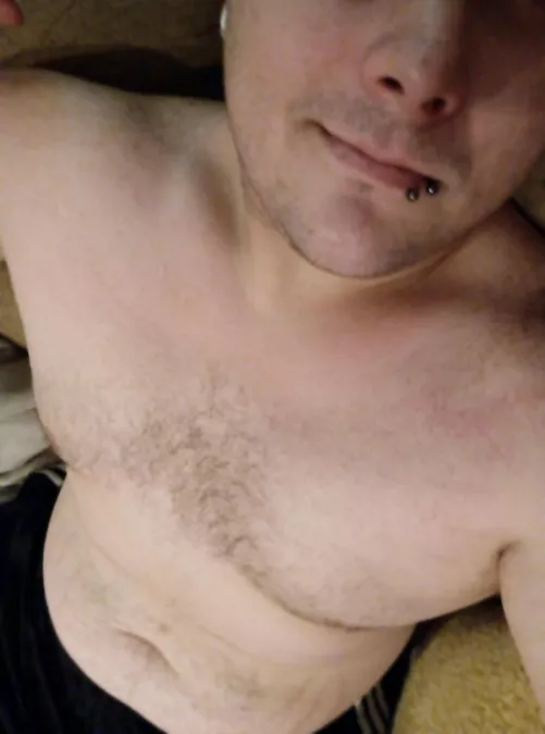 Chubby dude on a Monday needs some company, could be you? by spikedtigerclaw