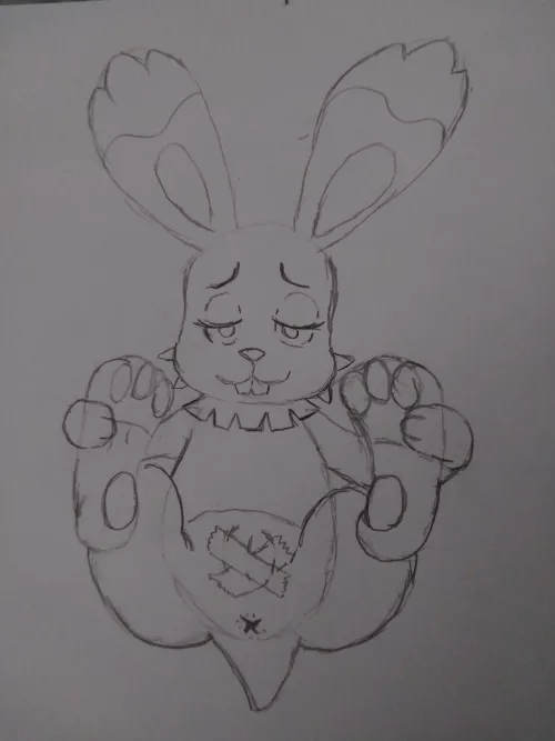 [F] Little bunny sketch! Should I finish? by Harmless77