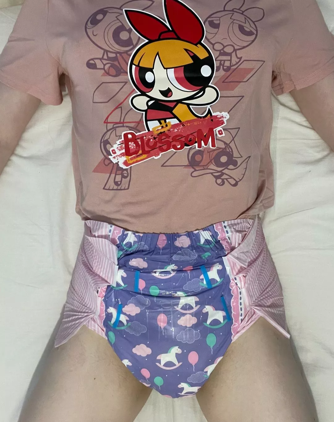 Feeling cute in my pretty diapers 😊 posted by EllieDL