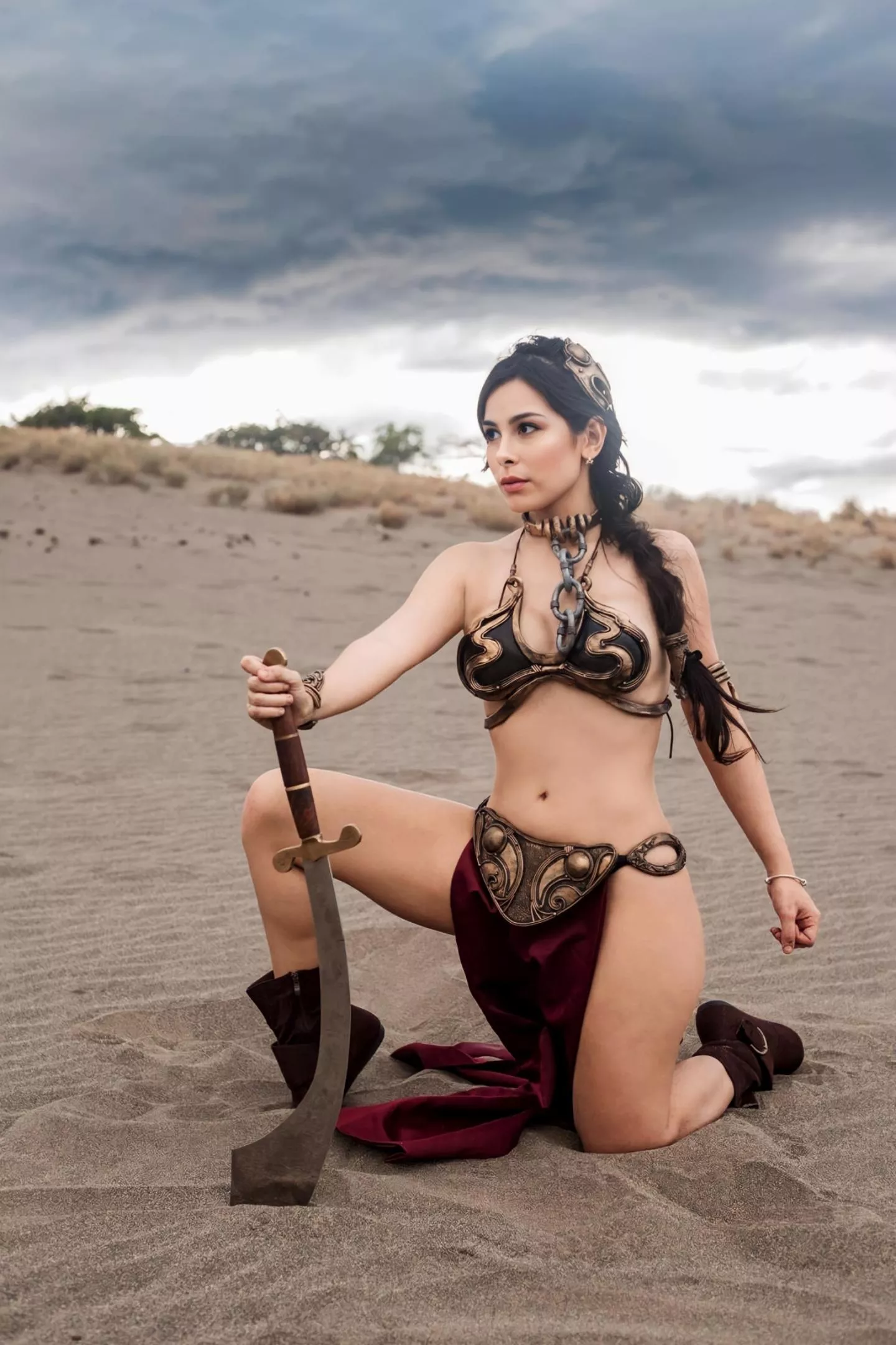 German Singer Lena Meyer-Landrut as Princess Leia posted by cuolyio