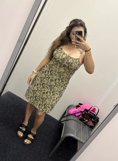 Having fun trying on clothes by Bonny_Doll143
