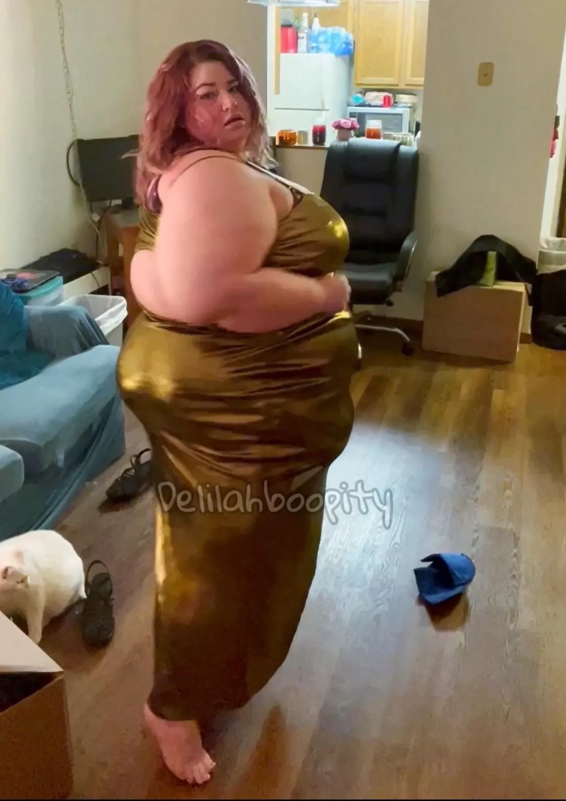 I need to try this dress on again when I find it. With much better lighting. 🥴 posted by Delicious_Delilah