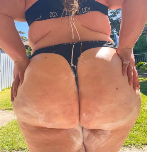 It’s just sunblock, I swear 😏😈 by bbwamazon