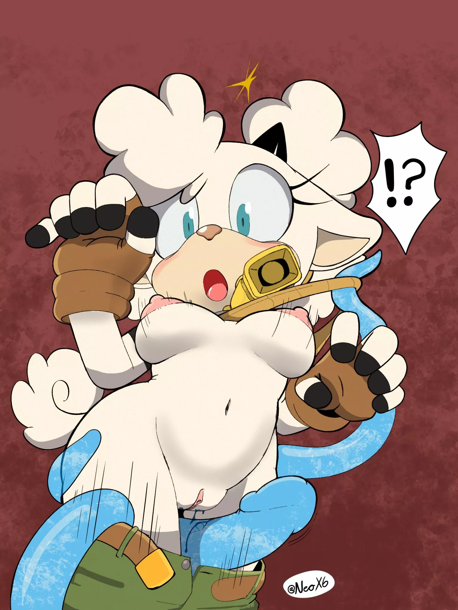 Lanolin gets her turn with Chaos (@Neo_X6) posted by SonicSpeedster18