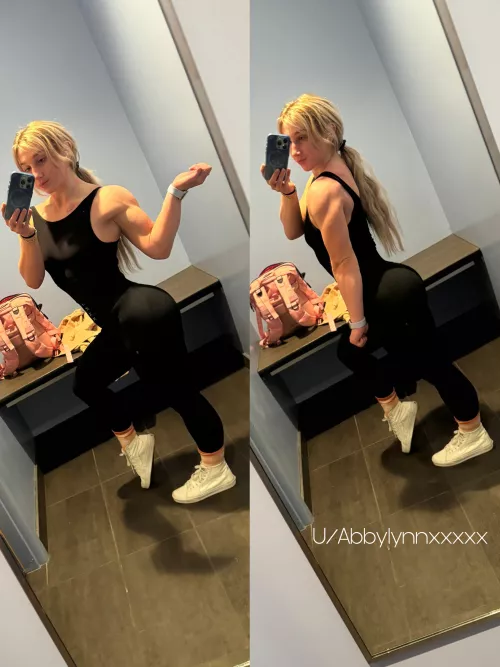 Post lift selfie by abbylynnxxxxx