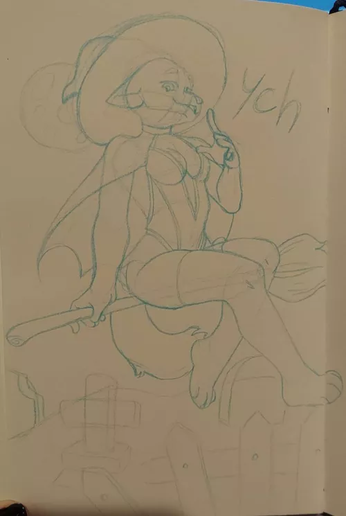Spooky witch ych! by sketchingERRROR