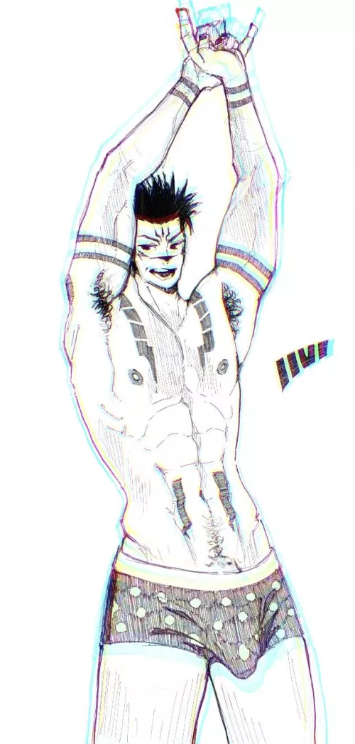 Sukuna for k - inktober 🔥 (by me @huihf00) by huibara