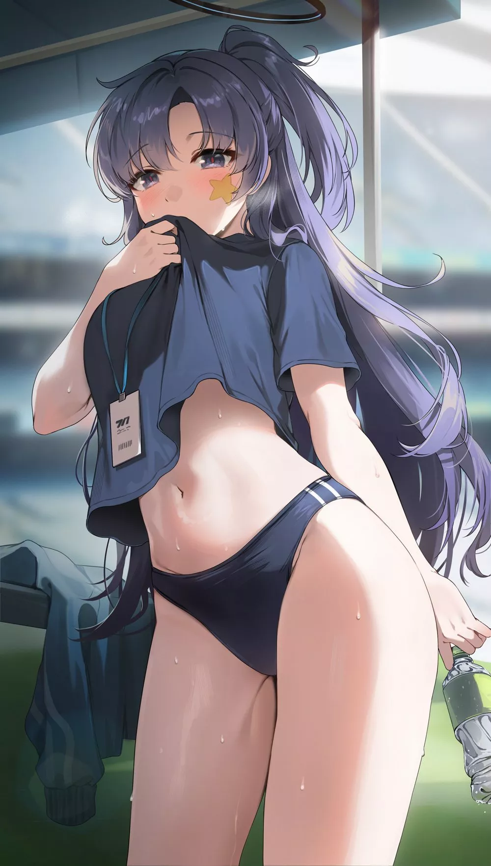 Sweaty Yuuka posted by xSaviour_N