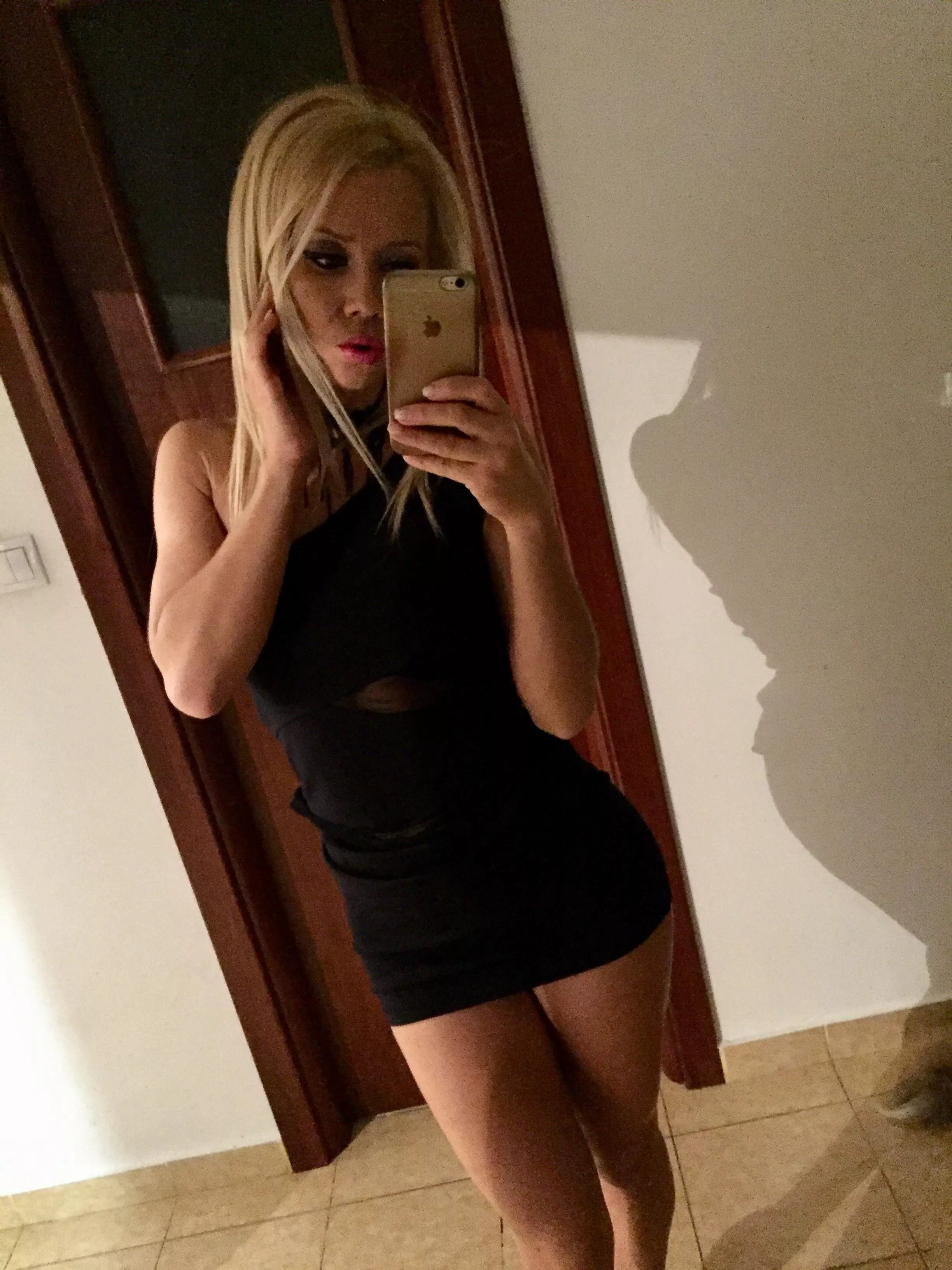 This dress is nice but I bet it looks better on the floor 😌 posted by annafitness01