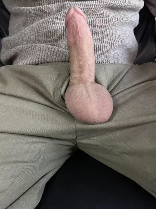 Barely able to get them out through the fly when I wear these pants. by hoohoohoo85