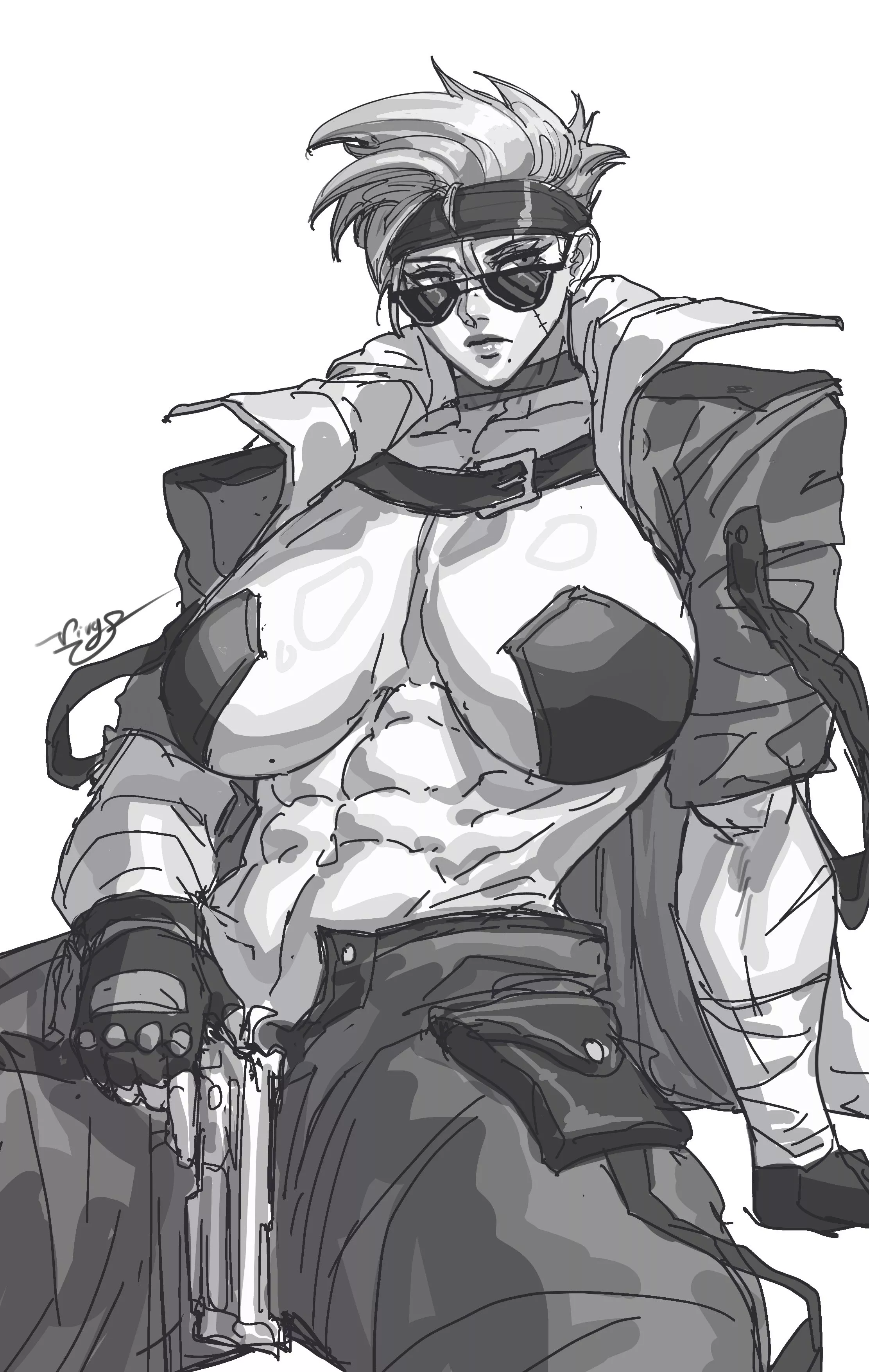 Guns & Abs [Artist: VirgoArt] posted by ComaOfSouls