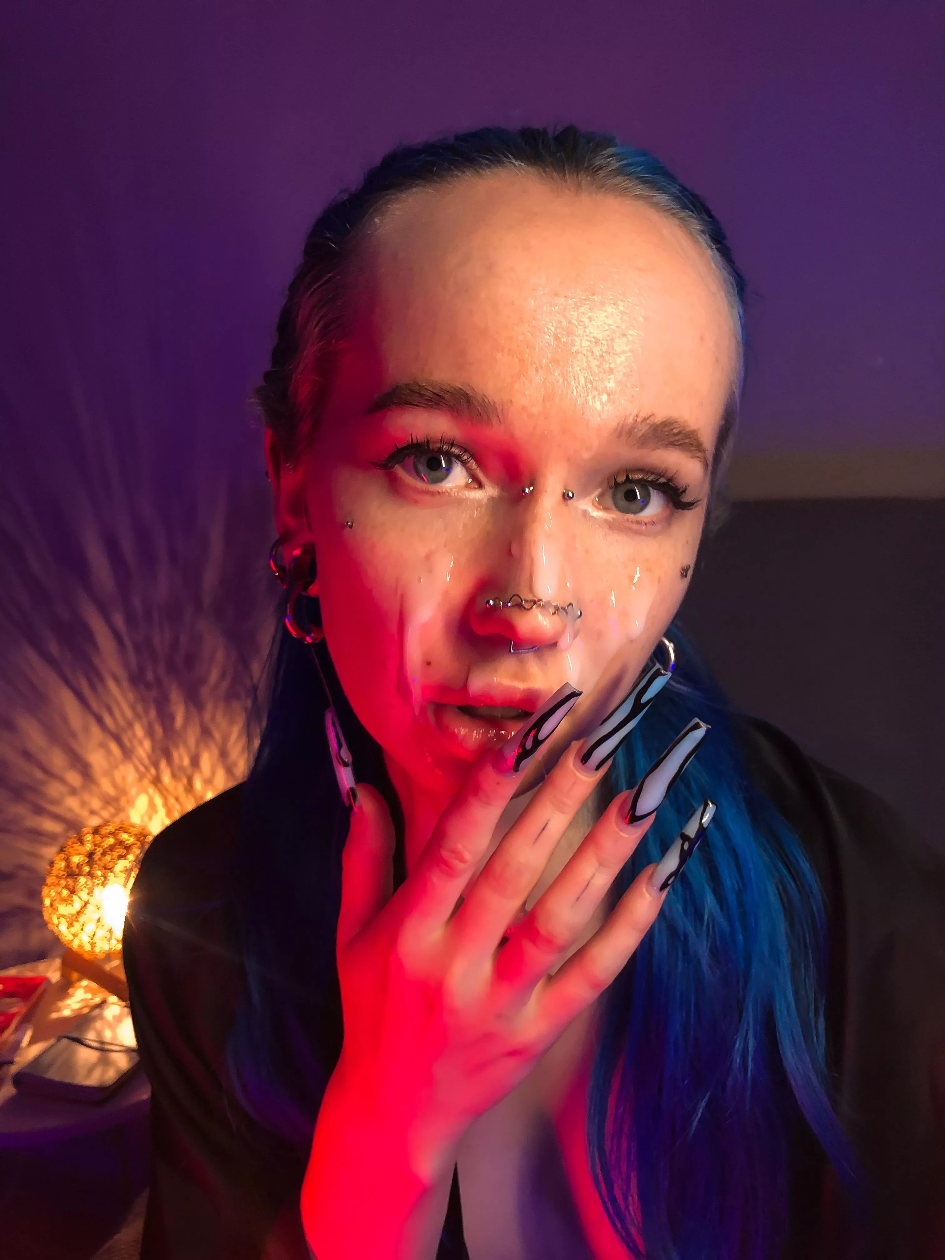 I made a protein face mask posted by Scarletty62