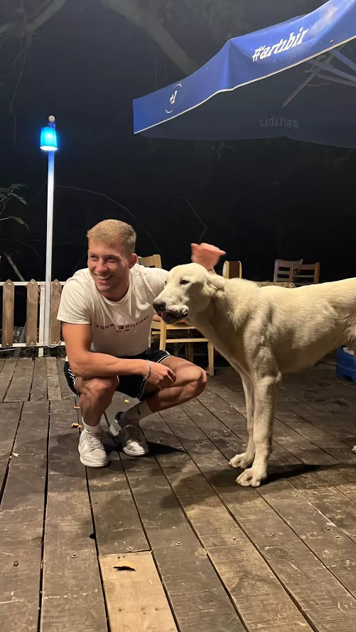 Met this aboslute unit of a dog by WorthlessEloquence