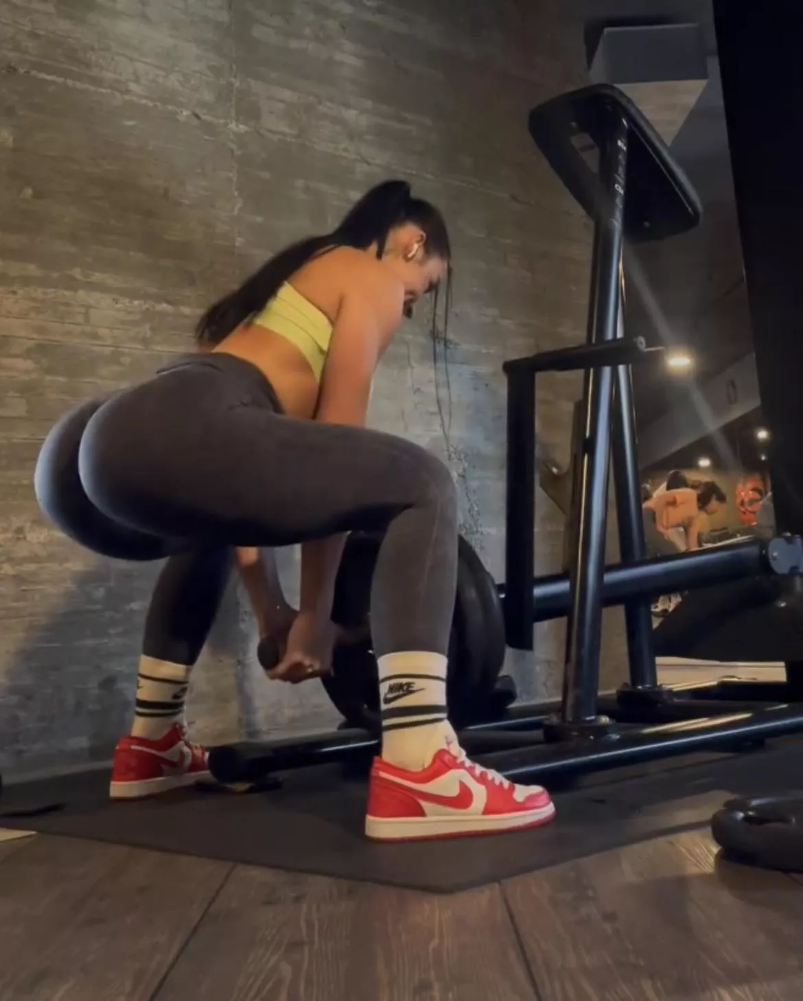 Sometimes I record my workouts in the gym because hey why not! A guy came over asking if I wanted any content ideas… I said “yes I always do” so I got him to record me naked playing with mysel[f] in the gym rooms & me being horny as always I le posted by KristynaV9