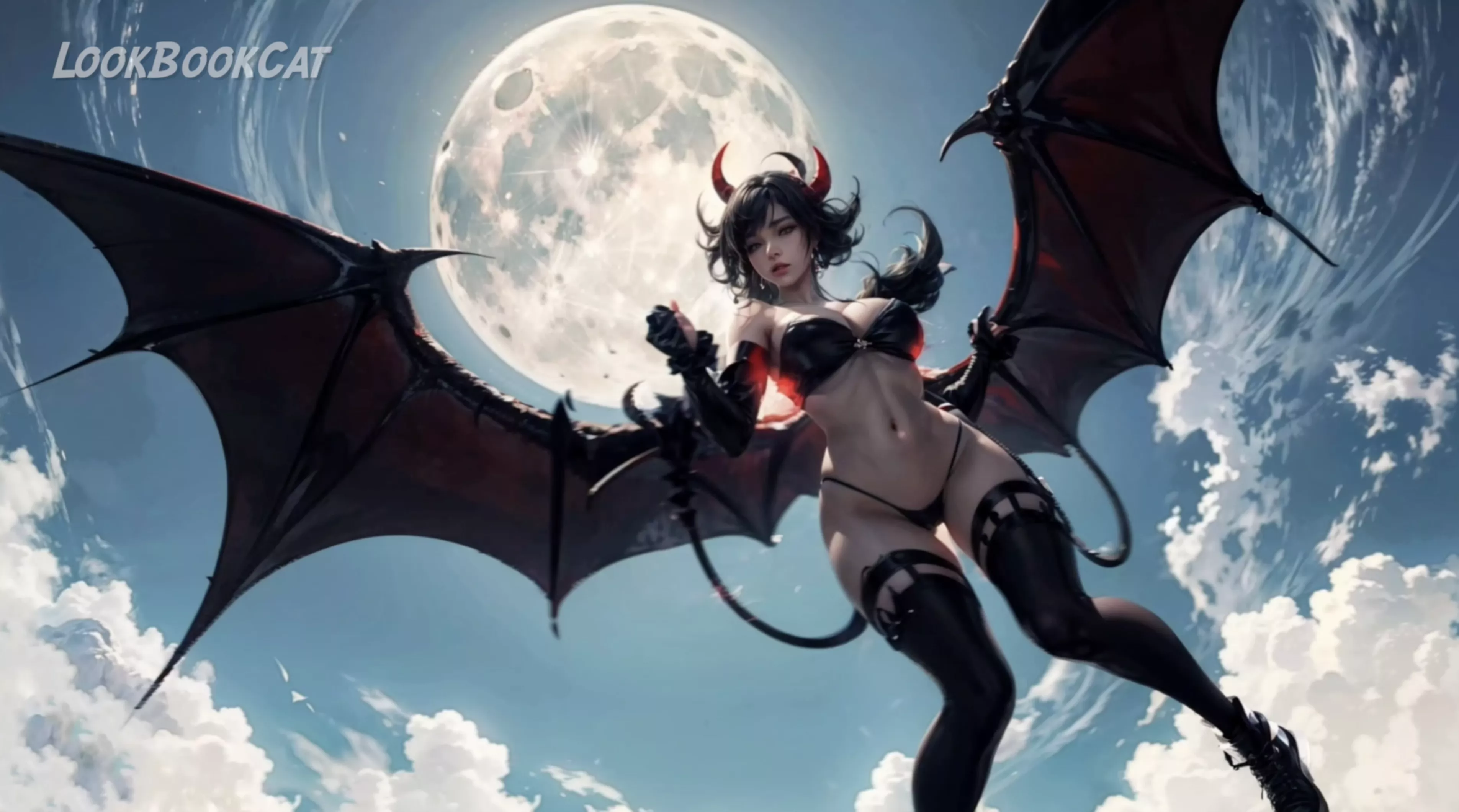 Demon Enchantment: AI Art's Dark and Mysterious LookBook posted by LookBookCat