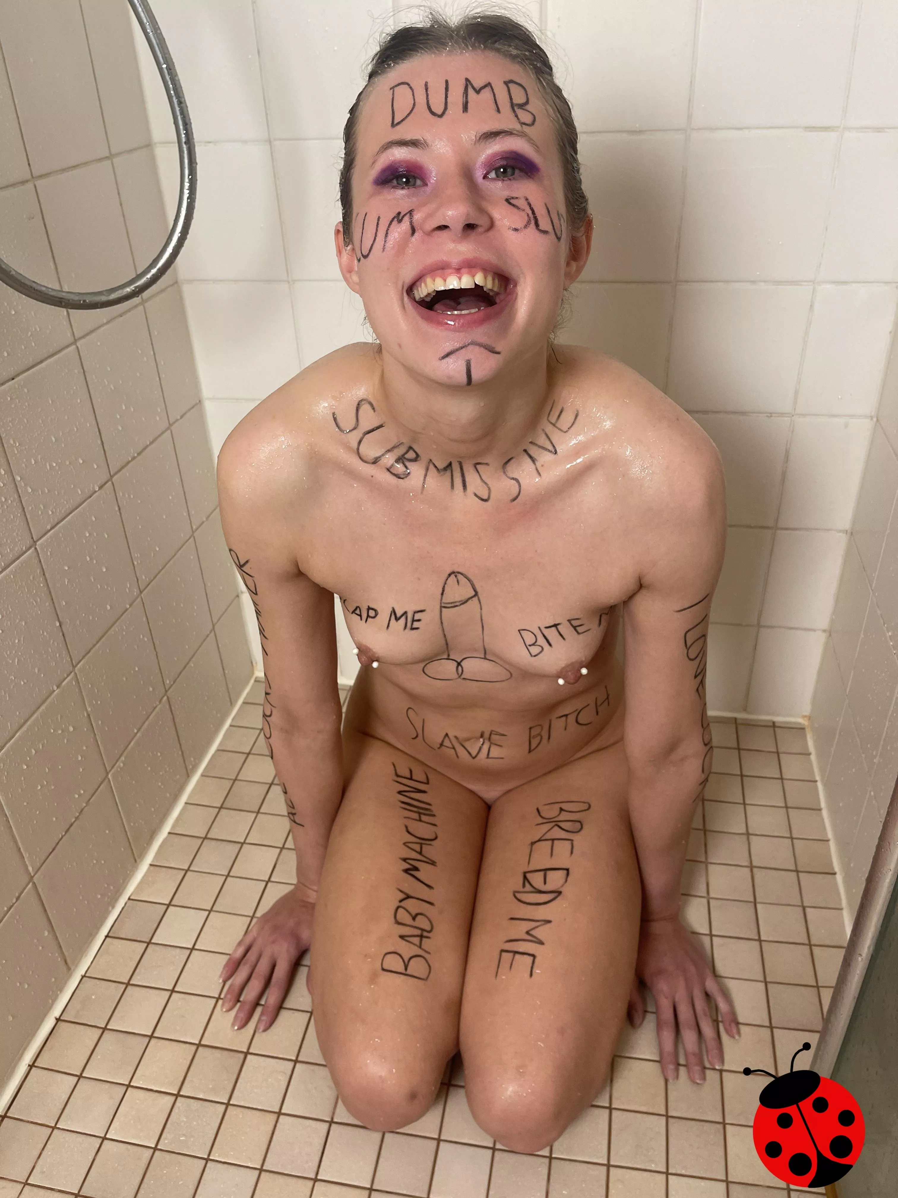 Dumb whore eagerly waiting to be peed on posted by EmilyTheLadybug