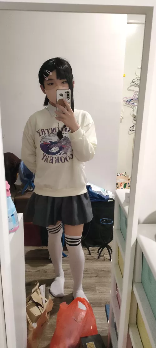 First time going out as a femboy ^-^ by bunnyasianfemboi
