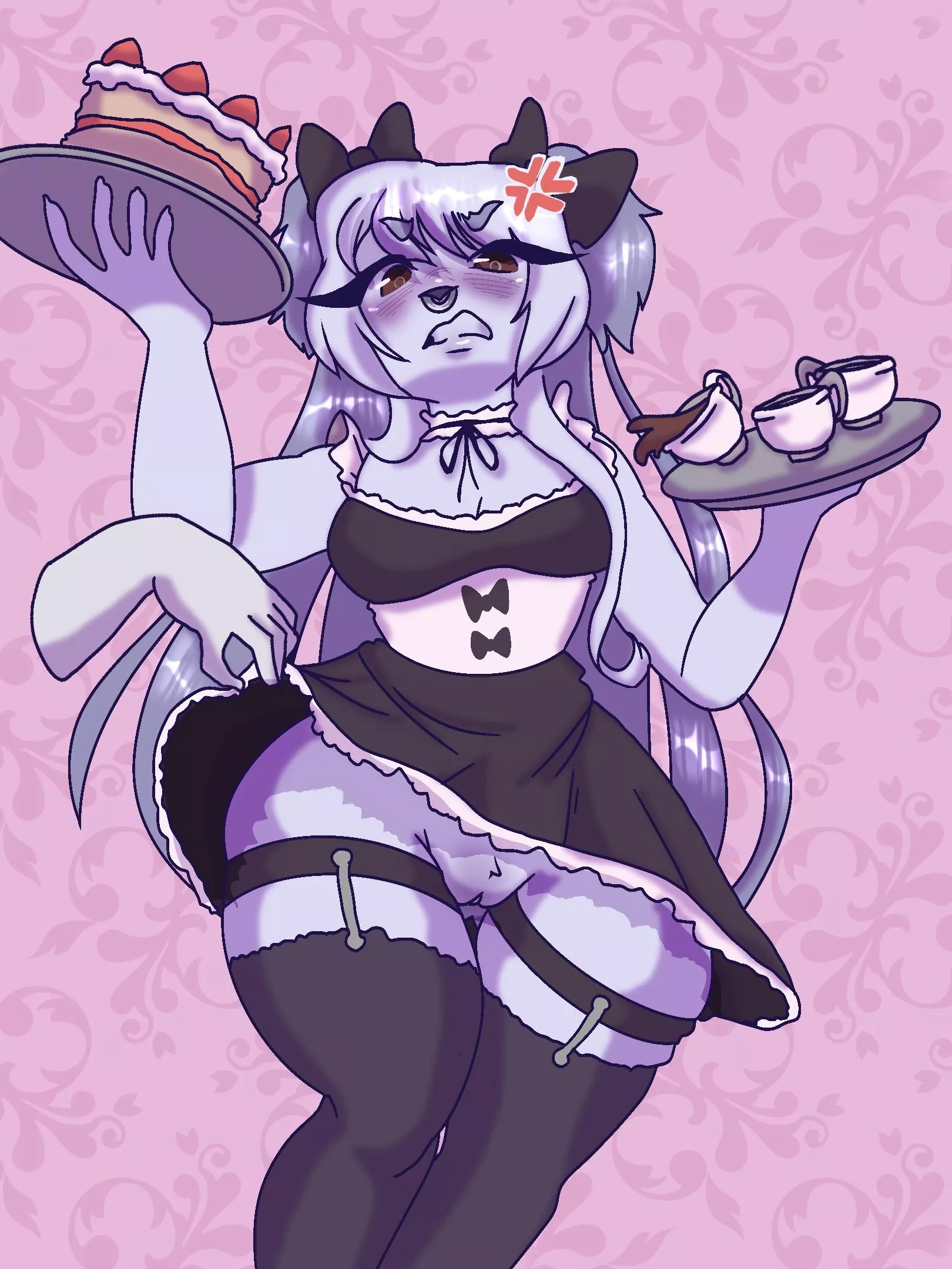 Hands off the staff! [F] (art by me) posted by prickleprincess