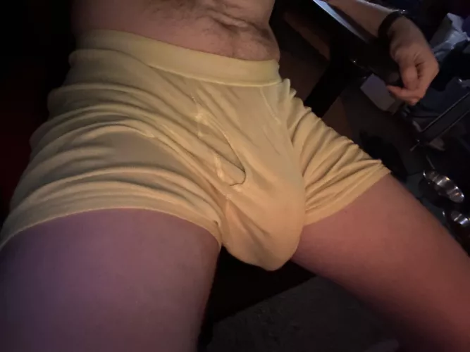 hot af in my house, doing computer work in my boxers today by loadedforbear097