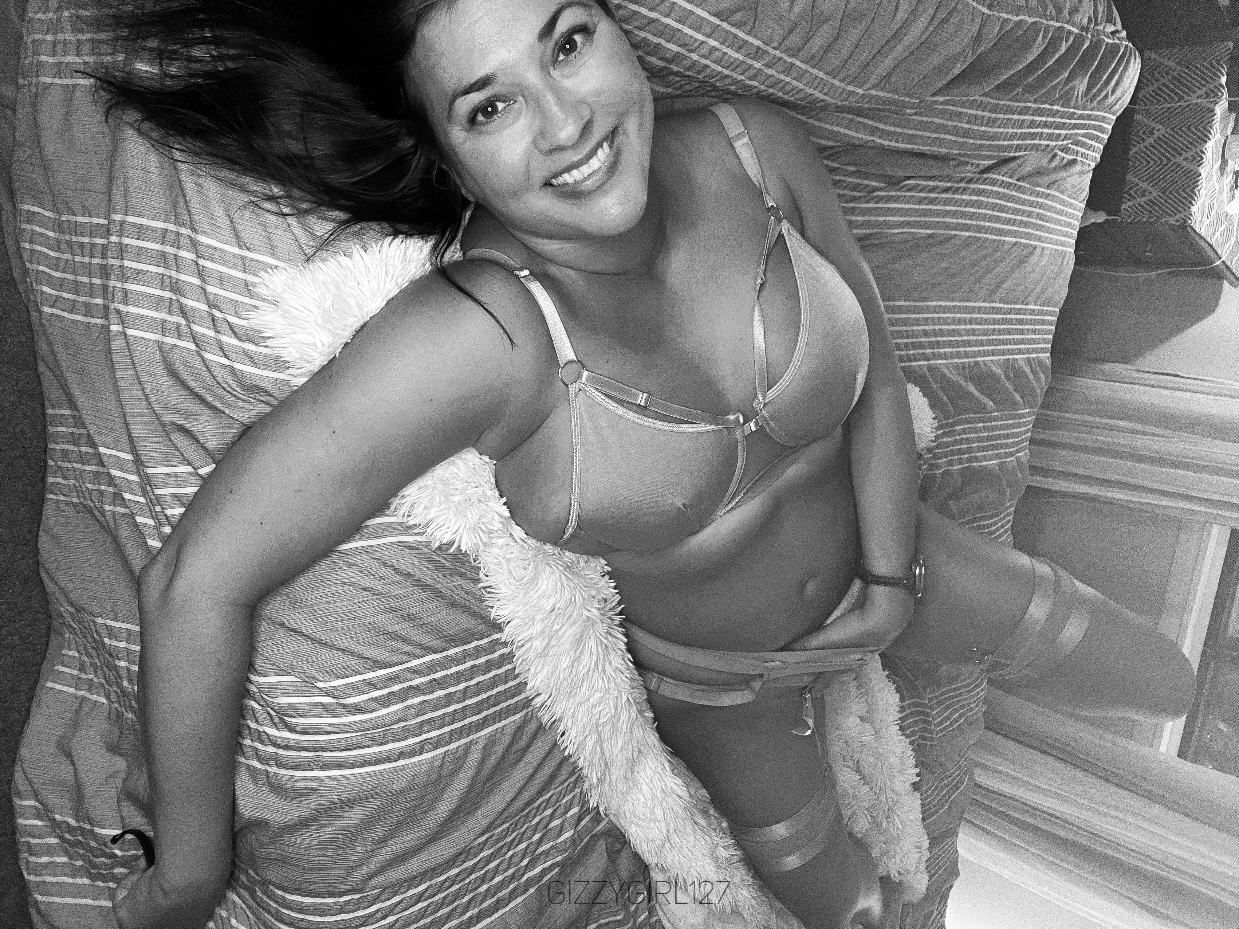 My smile is best in black and white posted by Gizzygirl127