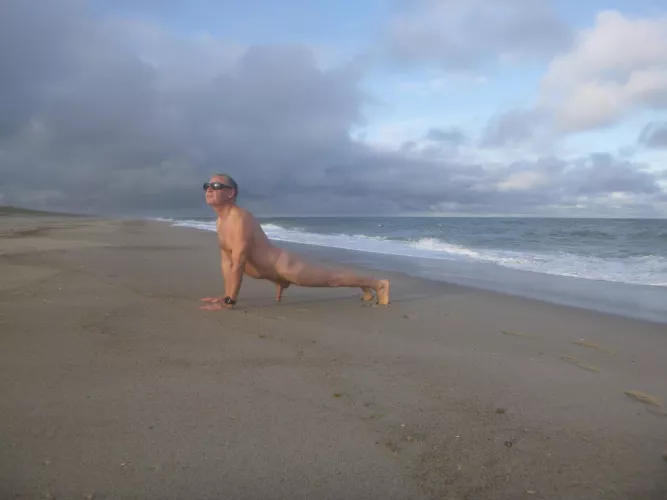 One of my first attempts at upward facing dog by ImaginaryMolasses894