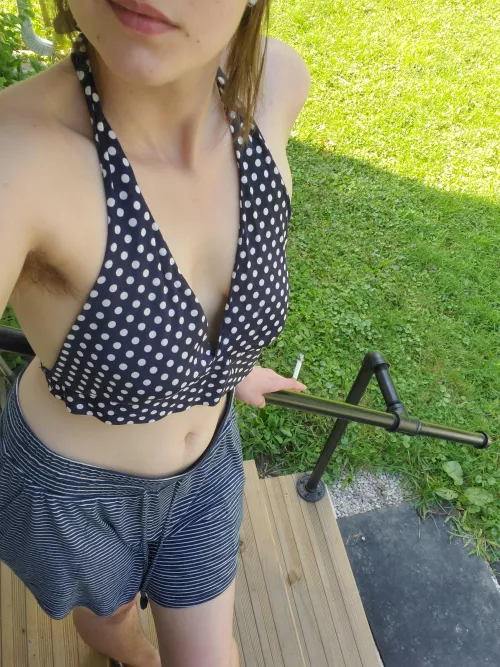 Who's kneeling in the grass ready to catch my ash? by Nyctophilicx