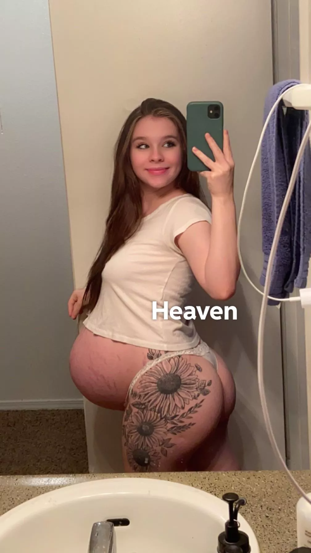 After this picture I took pregnant wet shirt shower pictures;) wanna see? posted by Babygirl_Heaven