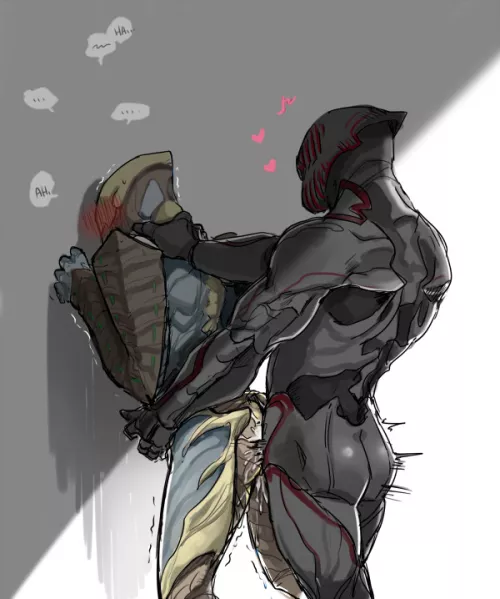 [Ash] [Stalker] really likes making frames submissive doesn't he? [Idk artist] by lando771