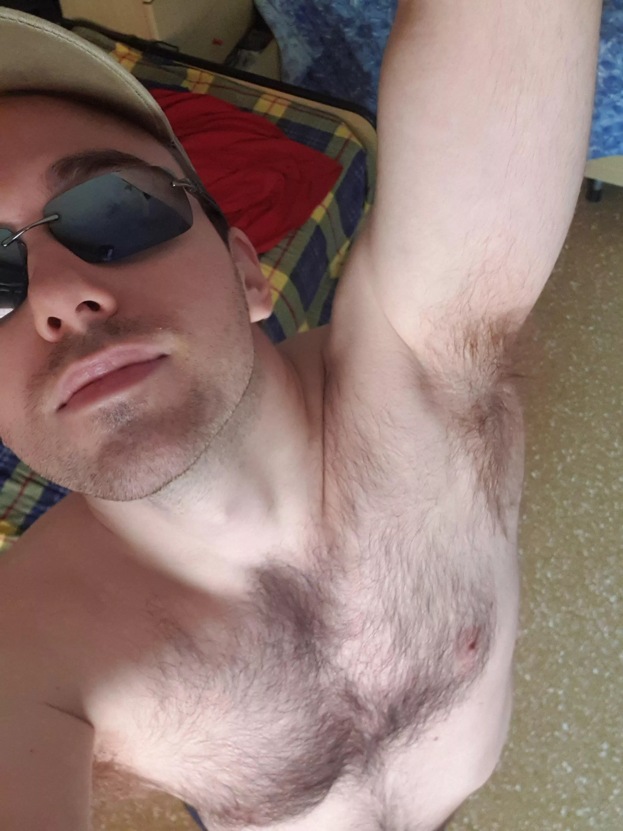 Did you notice my arms hair from my armpits? posted by Naughty_Alex1