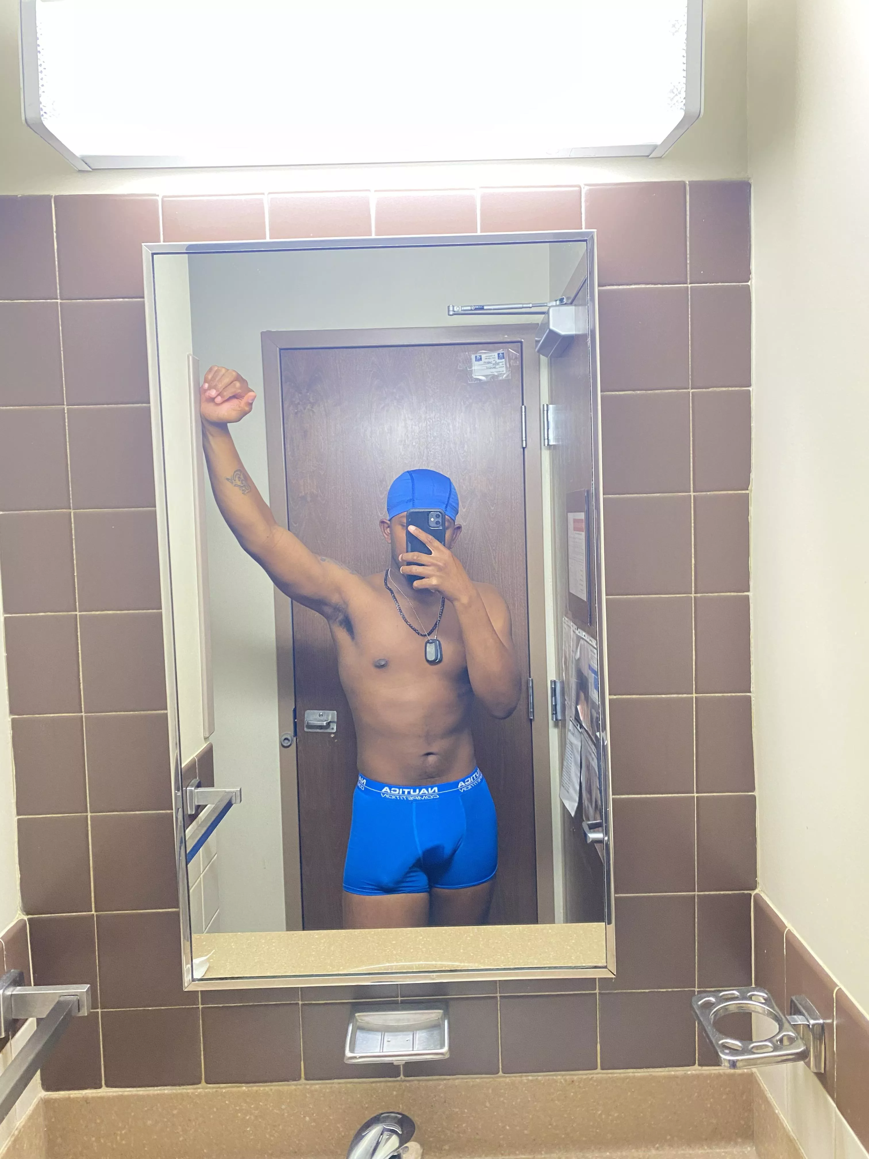 do you like the blue?😇 posted by AftaDarkM