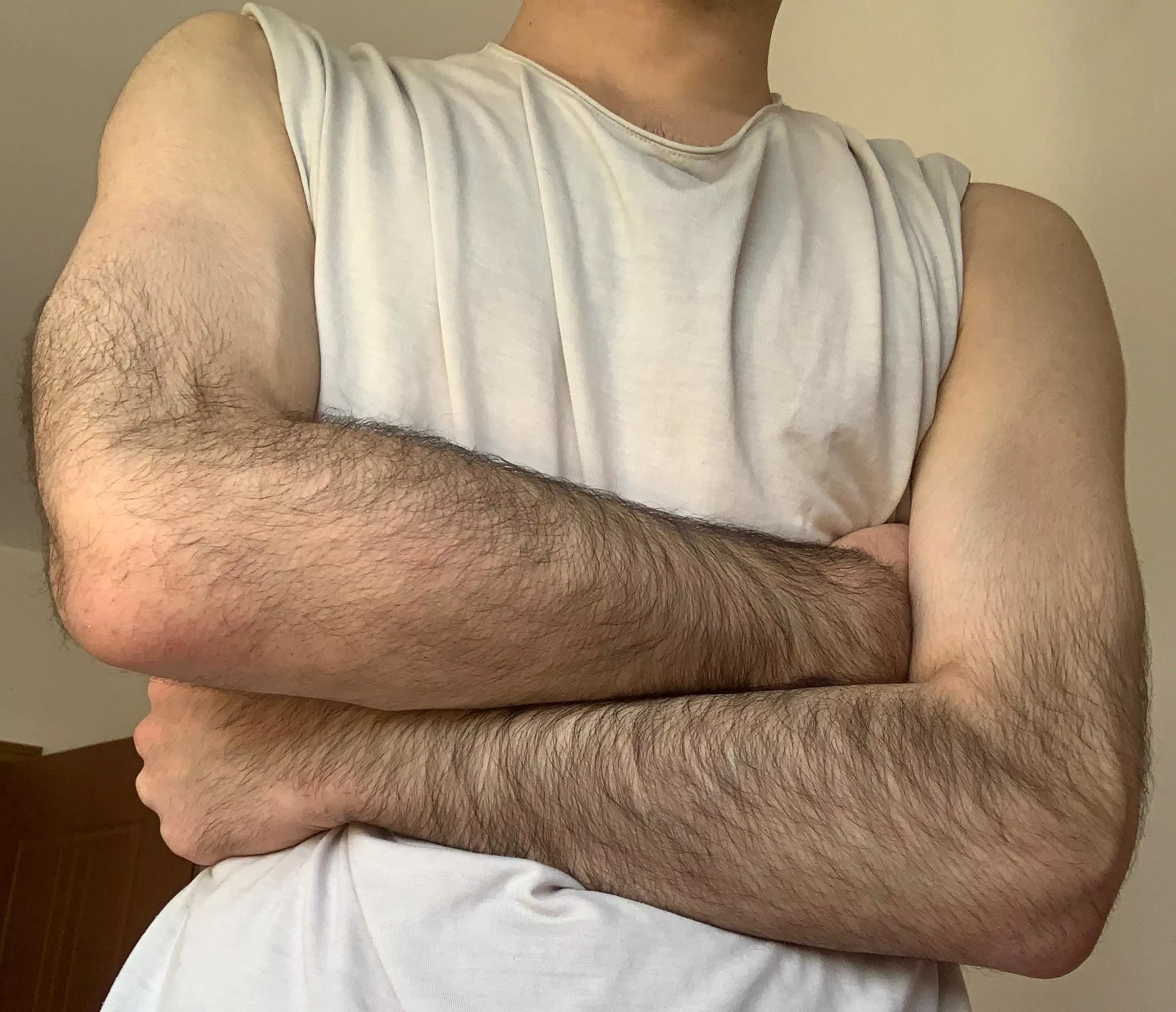First post here, thoughts on my hairy arms? posted by sheluvsme10