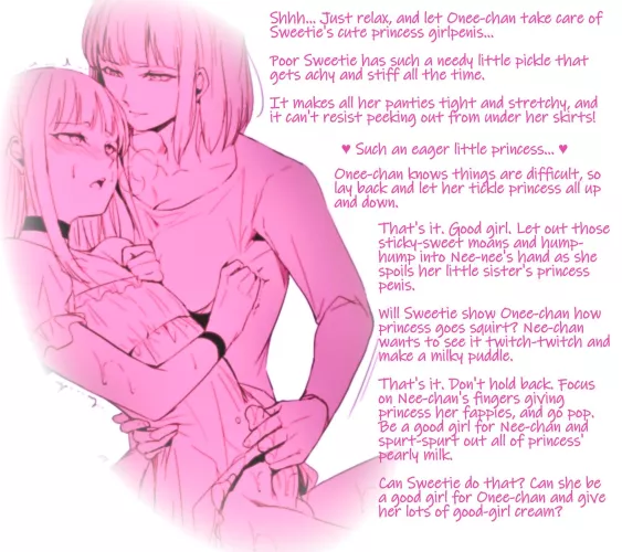 For all those out there with cute girlpenises! 💋🥰💋 [girlpenis][good girl][onee-chan][sister][handjob] by giggle-magician