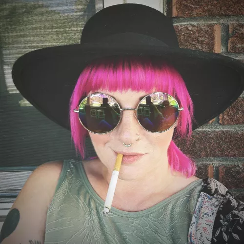 I love a good sit on the porch, cig in my mouth 😘 by KaleNegative227