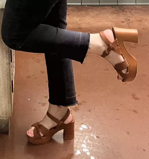 New shoes… glad I didn’t slip on the wet floor by starsodreamy