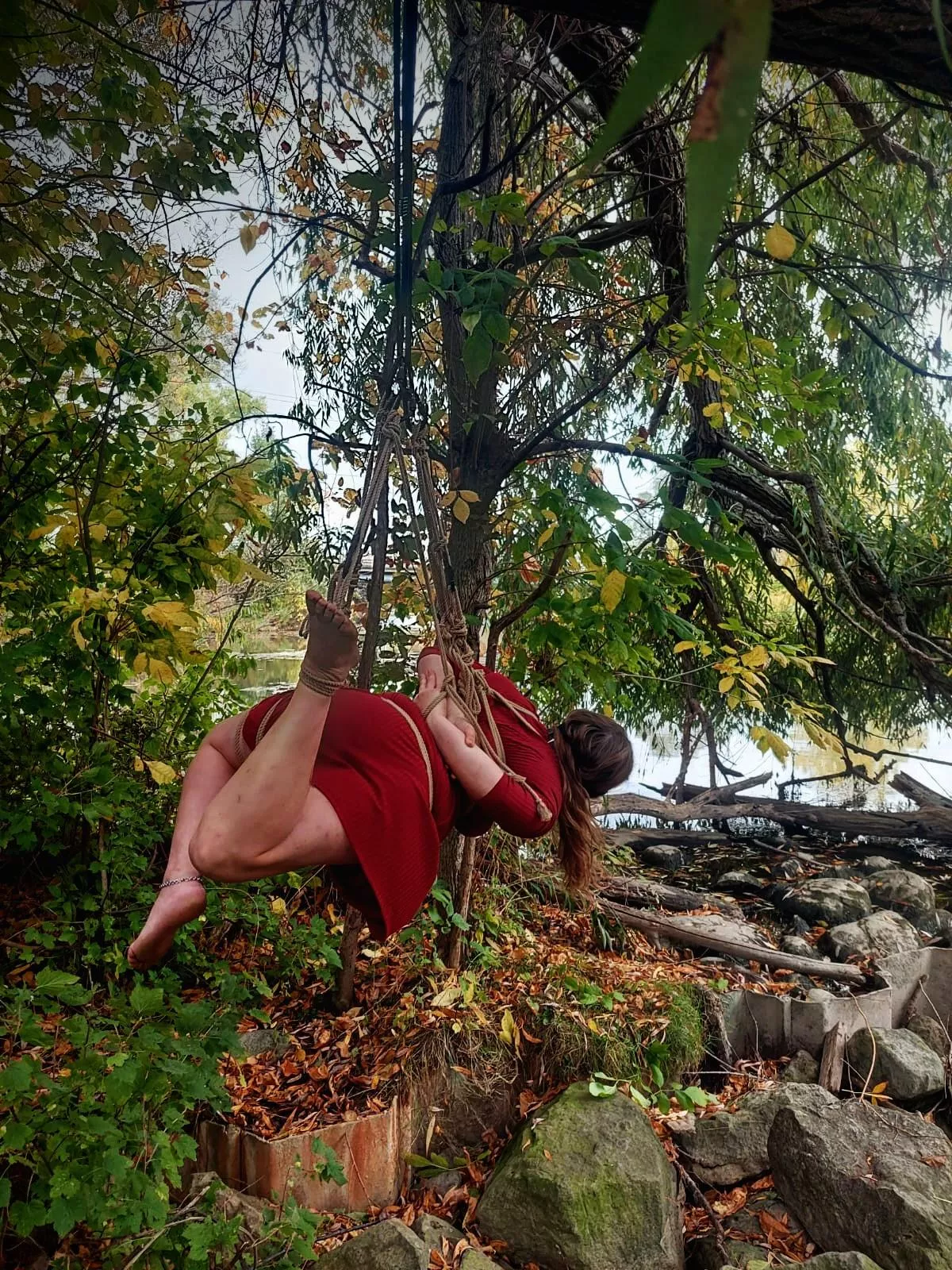Fall Suspension By The Water 🏞 posted by supermisses