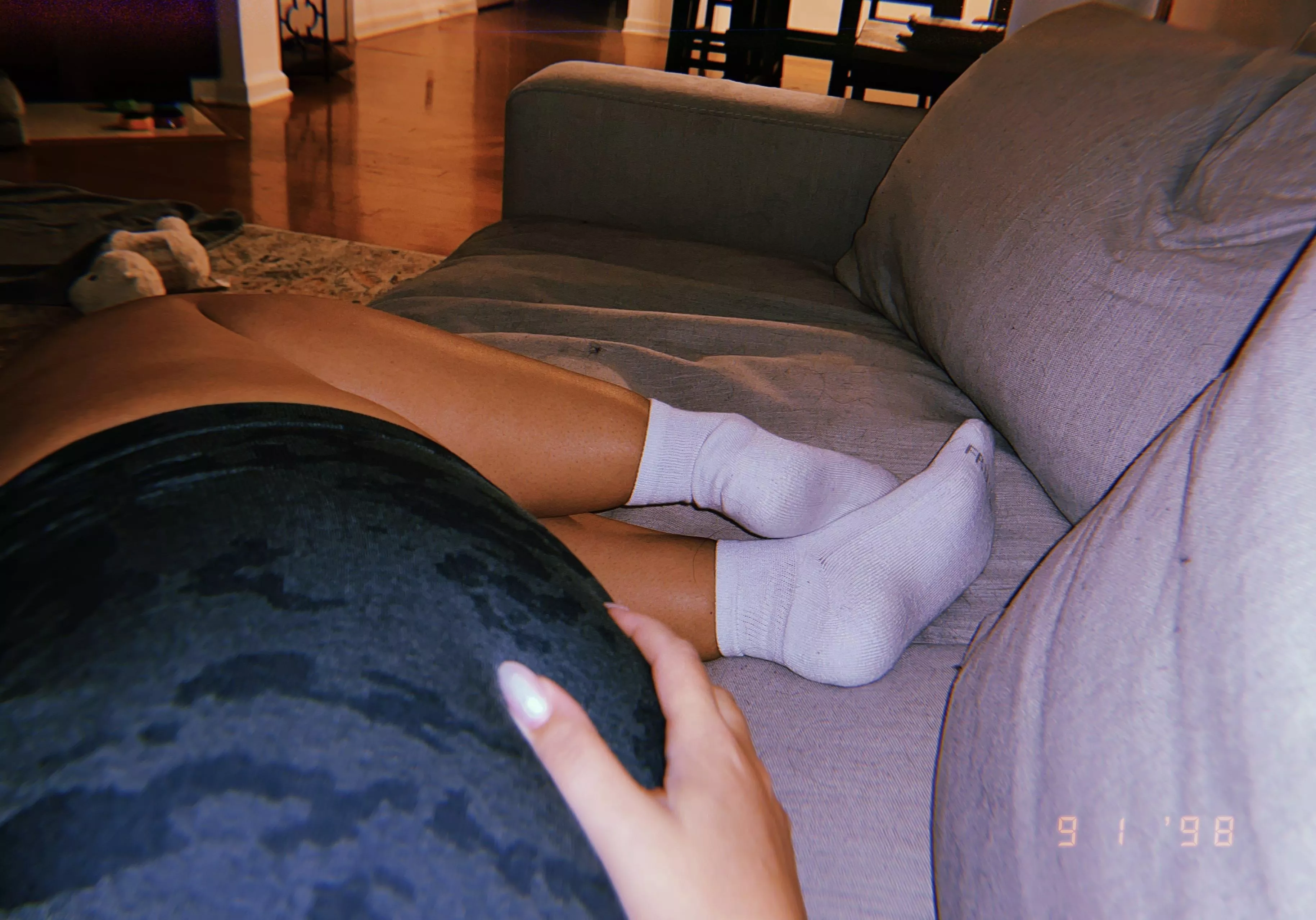 Lay with me and massage my socked feet posted by InterestedMiss-4256