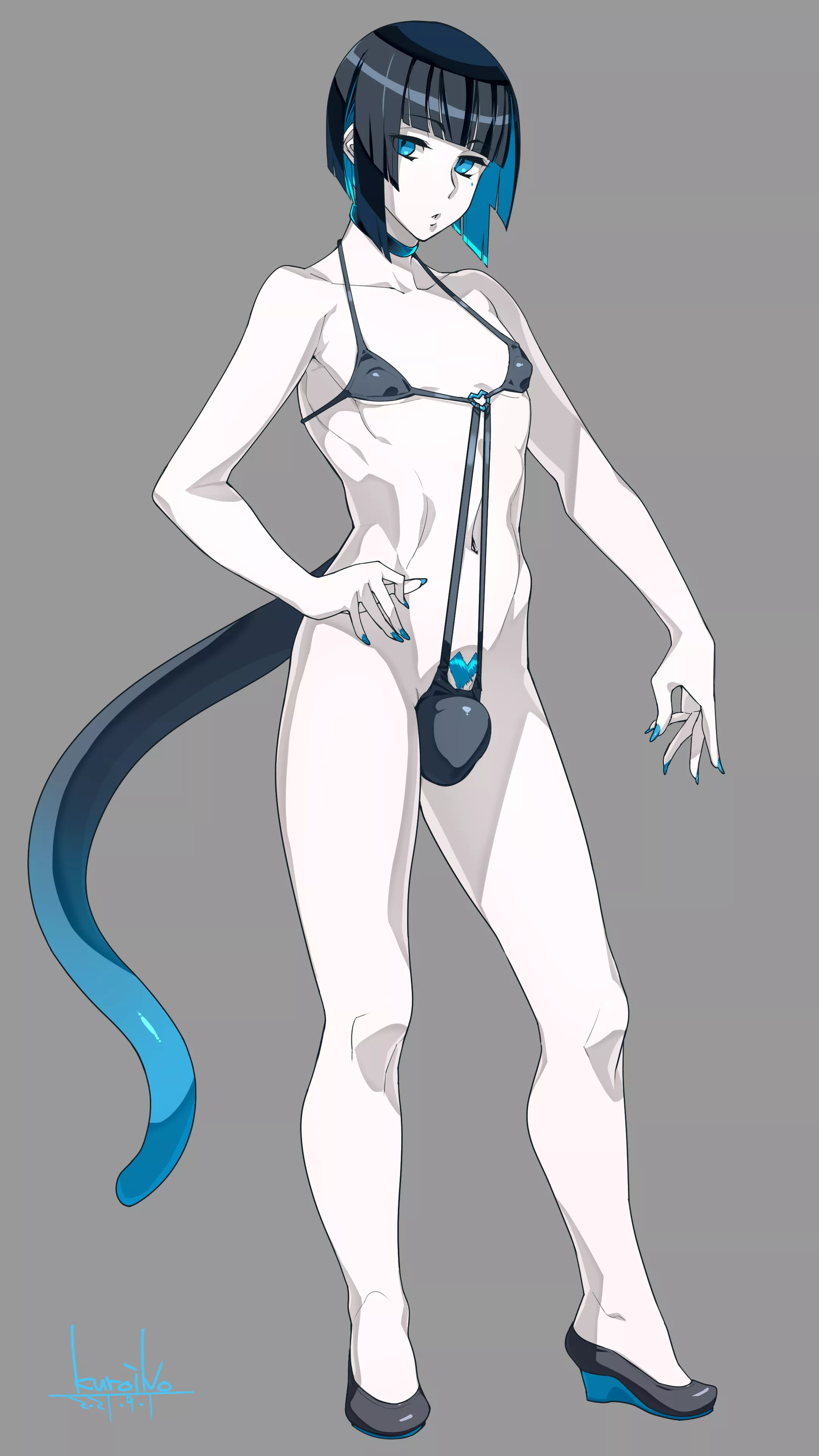 New Bikini (kuroino) posted by BigMilfyGothFuta