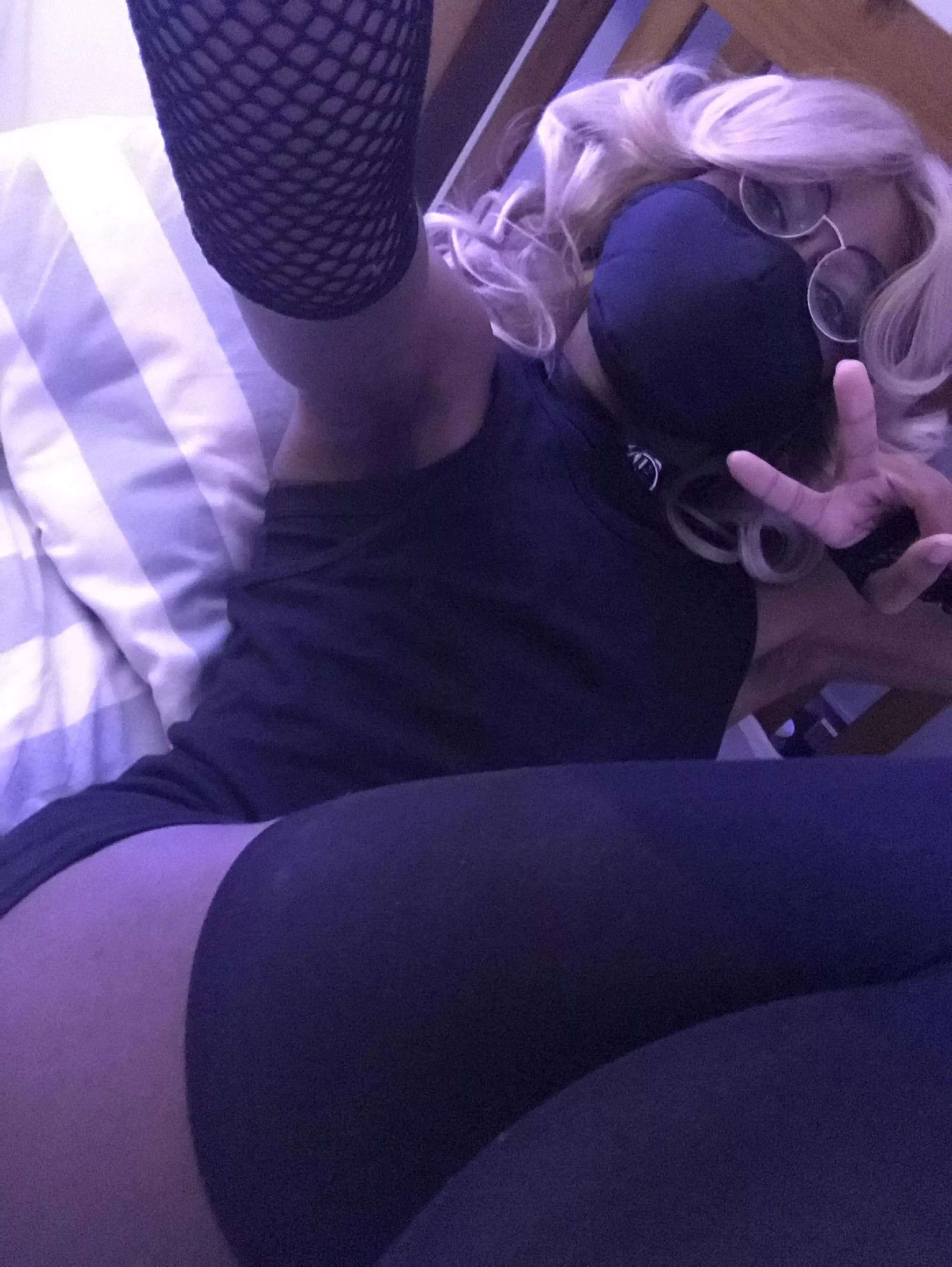 Thigh highs or fishnets? posted by Softhug69