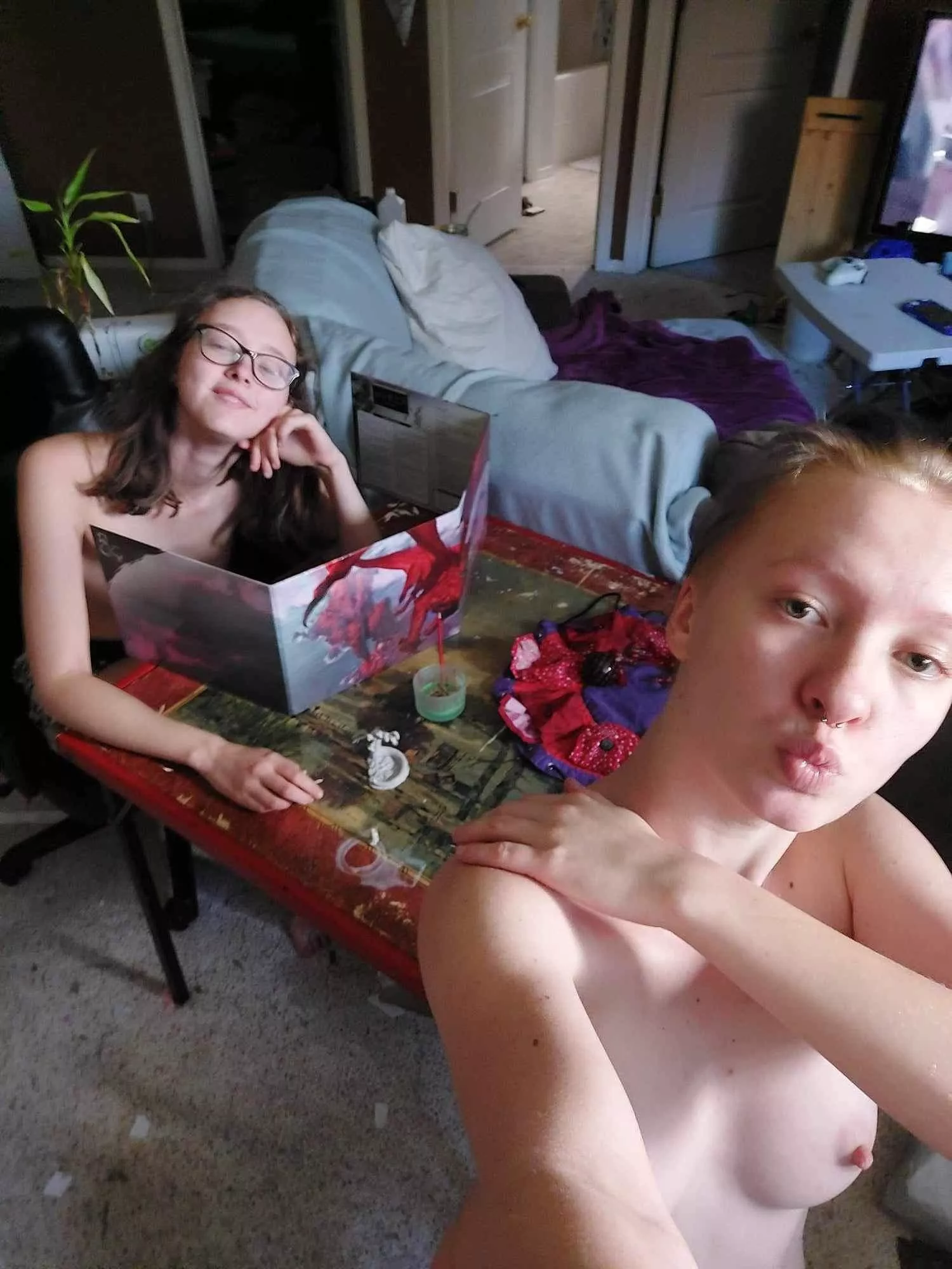Yeah it’s Friday of long weekend ( Canadian Thanksgiving) and we are ready for Naked DnD. We hope you all get your sexy game on what ever that is posted by TheNerdAndHerBird