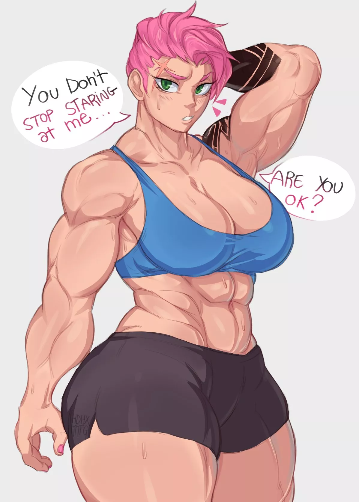 Zarya (@hdhxrrfg) [Overwatch] posted by TheTMoneyMan